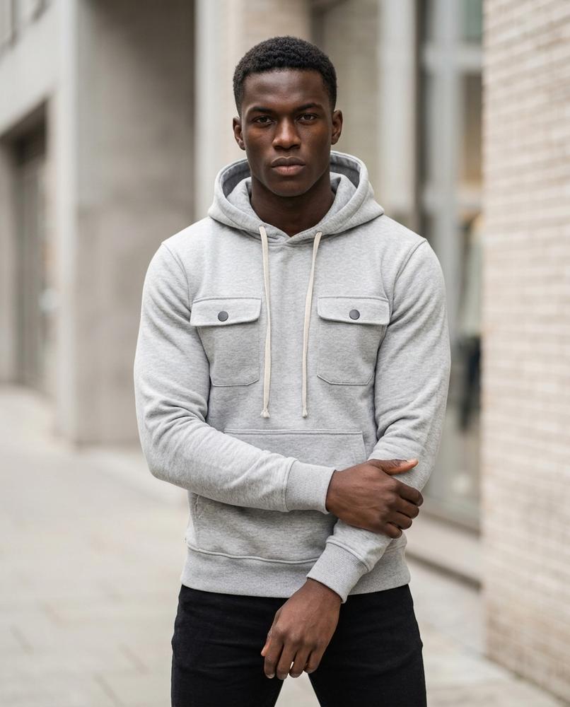 Street Heaven - Sevin | Aufgesetzt Funktional Hoodie Herren