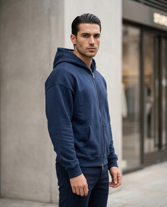 Street Heaven - Ninal | Einfarbig Gezagt Hoodie Herren