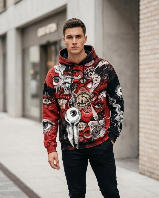 Street Heaven - Ronor | Bedruckt Langärmelig Hoodie Herren