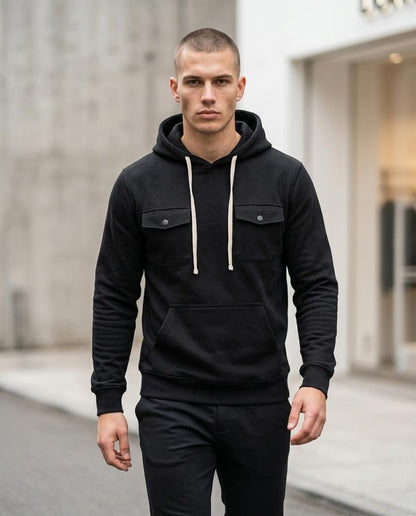Street Heaven - Sevin | Aufgesetzt Funktional Hoodie Herren