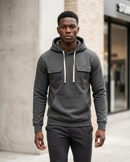 Street Heaven - Sevin | Aufgesetzt Funktional Hoodie Herren