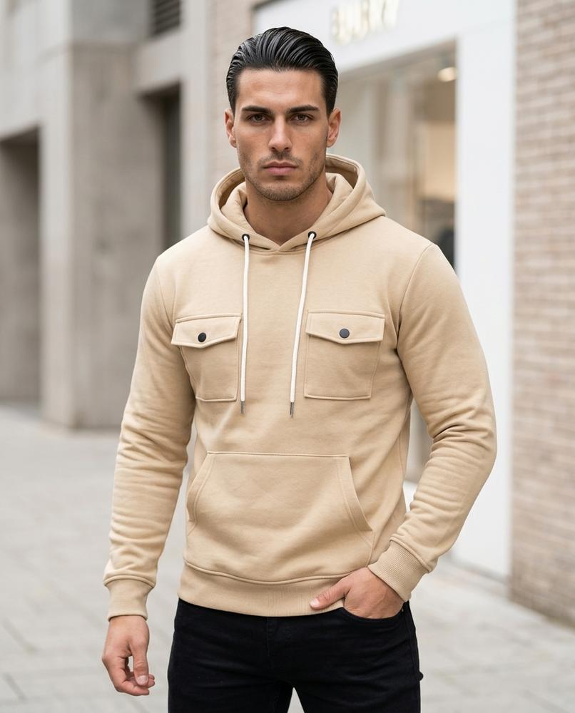 Street Heaven - Sevin | Aufgesetzt Funktional Hoodie Herren