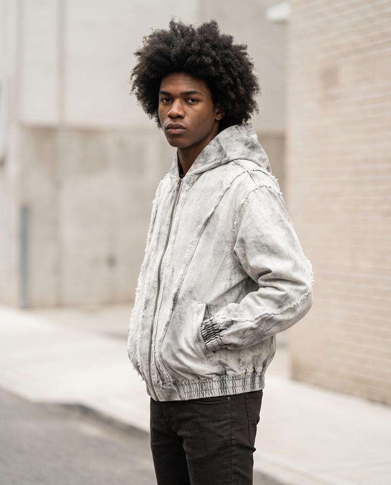 Street Heaven - Veran | Dekonstruiert Durchgehend Hoodie Herren